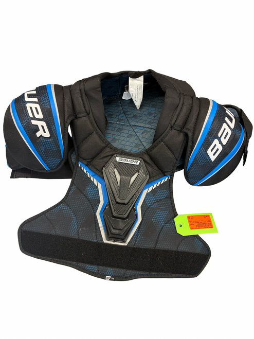 Vist Large View of Product Image Which is Used Bauer SHOULDER PADS INT LARGE Intermediate Shoulder Pads LG