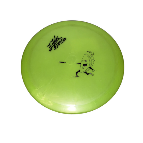 Vist Large View of Product Image Which is Used Mint SUPBLIME ALPHA Disc Golf Driver Optic Yellow 175g