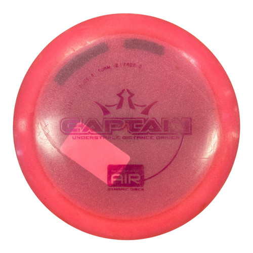 Vist Large View of Product Image Which is Used Dynamic Discs LUCID AIR CAPTAIN Disc Golf Driver Pink 161g