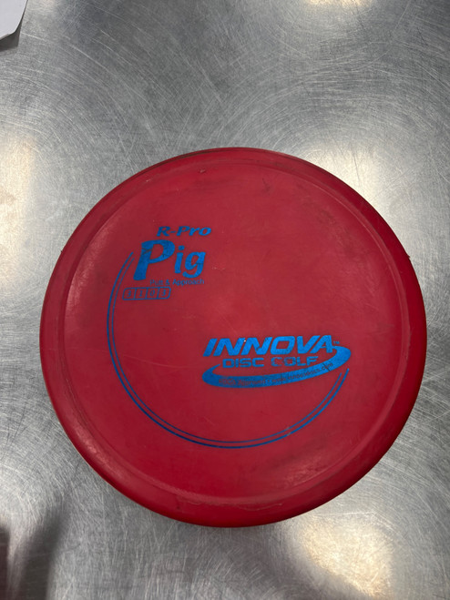 Vist Large View of Product Image Which is Used Innova R PRO PIG Disc Golf Putter Red