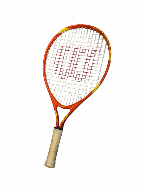 Vist Large View of Product Image Which is Used Wilson 21  US OPEN Junior Tennis Racquet Orange 21"