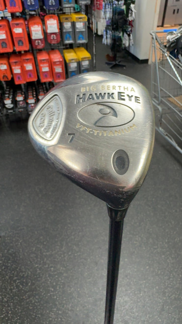 Vist Large View of Product Image Which is Used Callaway BIG BERTHA HAWKEYE Womens Fairway Wood RH 7 Wood