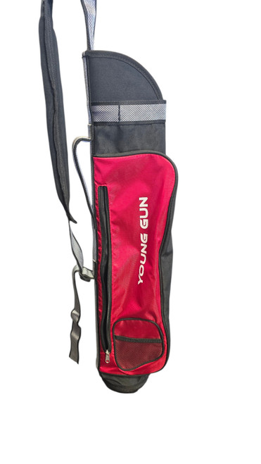 Vist Large View of Product Image Which is Used Young Gun SGS Jr Stand Bag Black