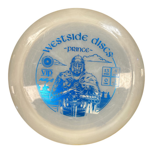 Vist Large View of Product Image Which is Used Westside VIP PRINCE Disc Golf Driver White 175g