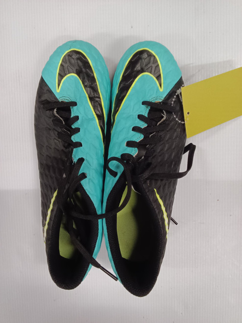 Vist Large View of Product Image Which is Used Nike Soccer Indoor Shoes Black Senior 8.5