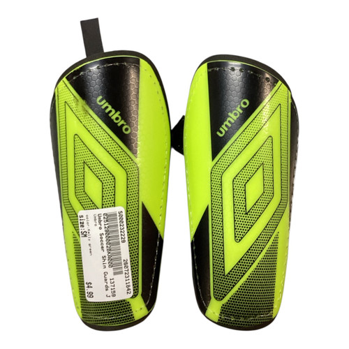 Vist Large View of Product Image Which is Used Umbro Soccer Shin Guards Junior Kelly green SM