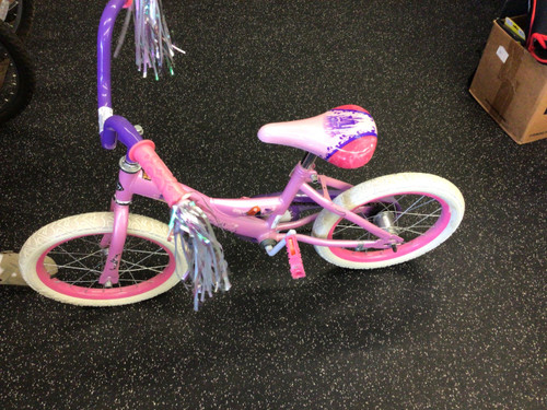 Vist Large View of Product Image Which is Used Huffy DISNEY PRINCESS Cruiser Bike Girls Pink 16"