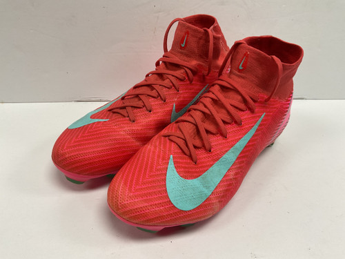 Vist Large View of Product Image Which is Used Nike Mercurial Superfly 10 HF9433-800 Soccer Cleats Red Senior 7.5