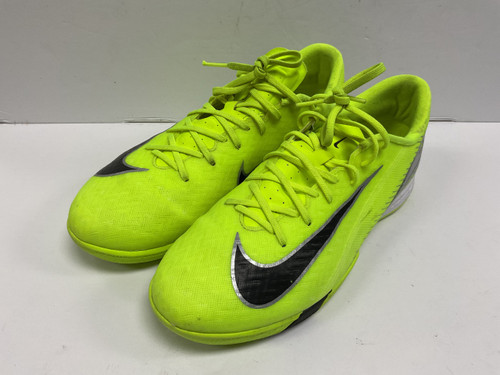 Vist Large View of Product Image Which is Used Nike FQ8434-700 Soccer Indoor Shoes Optic Yellow Senior 8.5