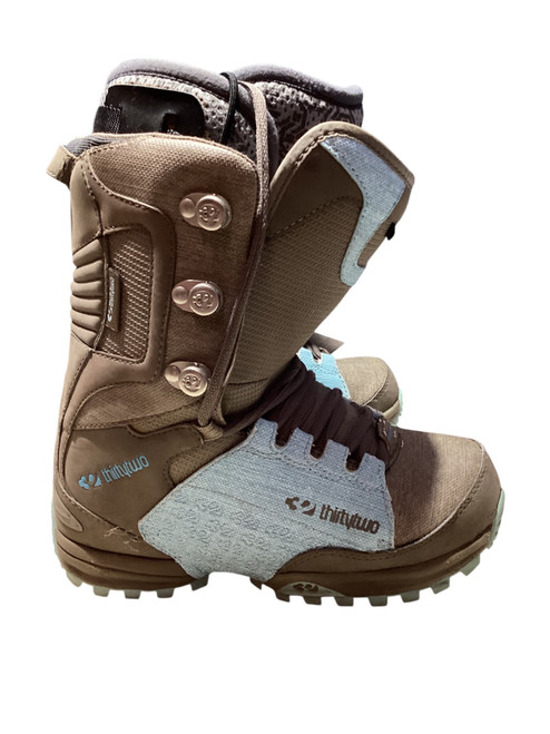 Vist Large View of Product Image Which is Used ThirtyTwo LASHED Womens Snowboard Boots Grey Senior 8