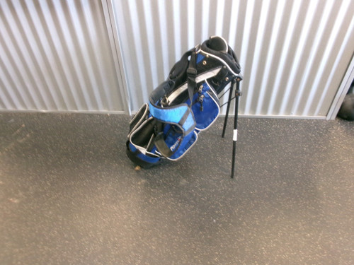 Vist Large View of Product Image Which is Used Powerbilt LIGHTING Jr Stand Bag Royal Blue