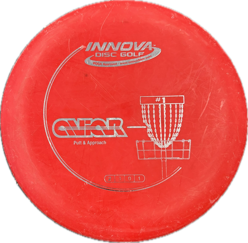 Vist Large View of Product Image Which is Used Innova AVIAR Disc Golf Putter Red