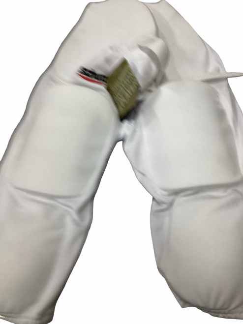 Vist Large View of Product Image Which is Used Schutt Adult FB Integrated Pants White SM