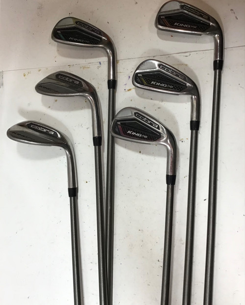 Vist Large View of Product Image Which is Used Cobra KING F8 6-LW -PW -SW 6PCS Mens Iron Set RH 6I-SW