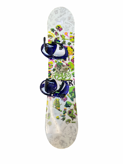 Vist Large View of Product Image Which is Used Burton CHOPPER FRENDEN Boys Board/Binding White 110 cm