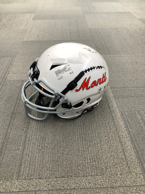 Vist Large View of Product Image Which is Used Schutt YTH A9 VENGEANCE FB Helmet White S/M