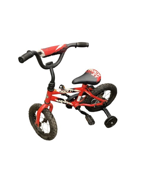 Vist Large View of Product Image Which is Used Huffy ROCK IT Training Wheel Bike Boys Red 22"