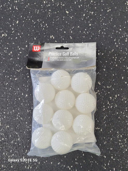 Vist Large View of Product Image Which is Used Wilson PRACTICE BALLS Golf Accessory