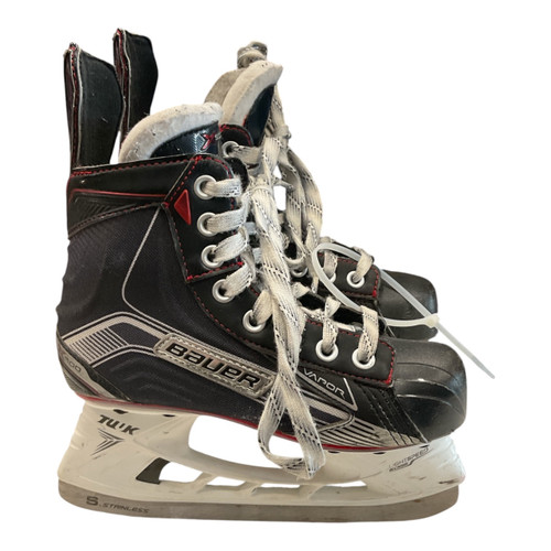 Vist Large View of Product Image Which is Used Bauer VAPOR X500 SZ 1.5 Junior Hockey Skate Junior 01.5