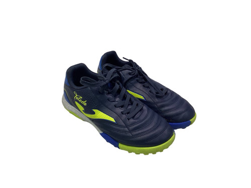 Vist Large View of Product Image Which is Used Joma JOMA TOLEDO TURF CLEATS Soccer Turf Shoes Yellow And Royal Blue Junior 05