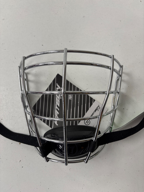 Vist Large View of Product Image Which is Used Warrior FATBOY 2.0 CAGE Lacrosse Facial Protect Silver SM