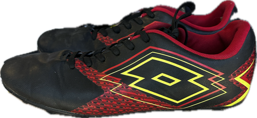 Vist Large View of Product Image Which is Used Lotto Soccer Cleats Black Senior 8