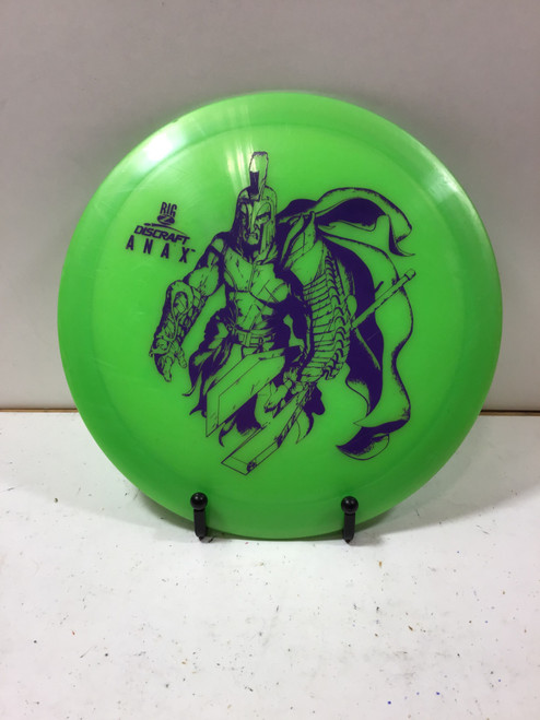 Vist Large View of Product Image Which is Used Discraft BIG Z ANAX Disc Golf Driver Green 175g