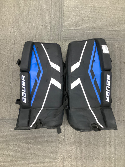 Vist Large View of Product Image Which is Used Bauer LEG PADS Street Leg Pads Black S/M