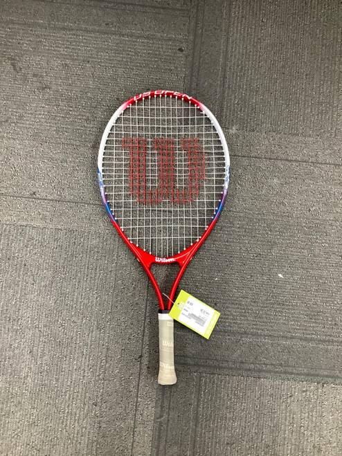 Vist Large View of Product Image Which is Used Wilson 23 Junior Tennis Racquet White 23"