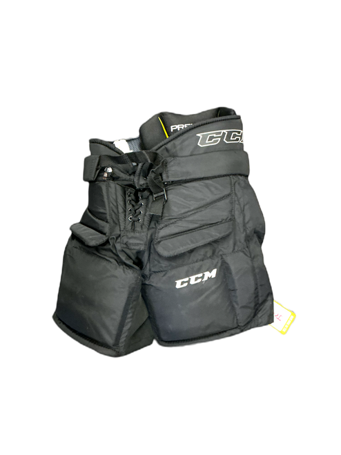Vist Large View of Product Image Which is Used CCM PREMIER Junior Goalie Pant Black SM