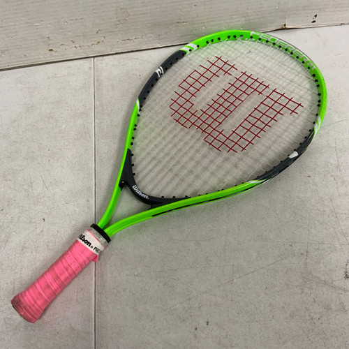 Vist Large View of Product Image Which is Used Wilson FEDERER 21 Junior Tennis Racquet Green 21"