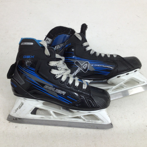 Vist Large View of Product Image Which is Used Bauer GSX JR 4.0D GOALIE SKATE Intermediate Goalie Skate Intermediate 4.0