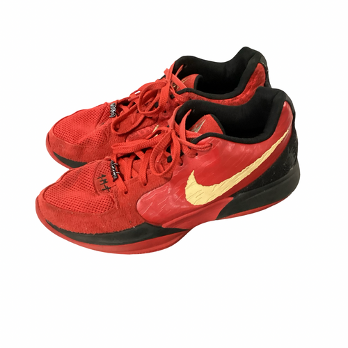 Vist Large View of Product Image Which is Used Nike Basketball Shoes M Red Senior 10.5