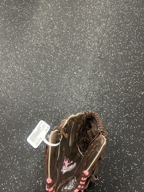 Vist Large View of Product Image Which is Used Rawlings FP110 BB/SB Glove LH Throw Brown 11"