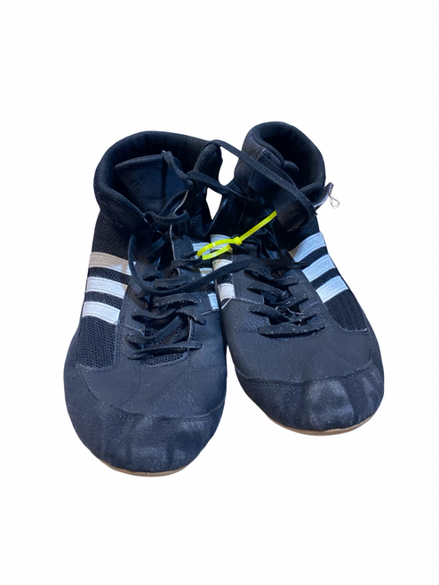 Vist Large View of Product Image Which is Used Adidas Wrestling Shoes Black Senior 13