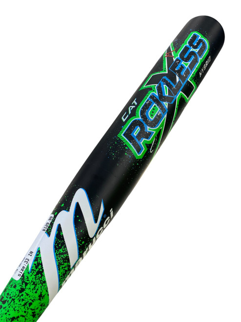 Vist Large View of Product Image Which is Used Marucci CAT X RCKLESS HYBRID BB/SB High School -3 Bat 33"