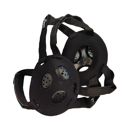 Vist Large View of Product Image Which is Used Asics Wrestling Headgear Black