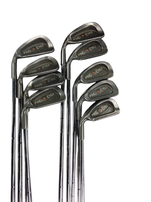 Vist Large View of Product Image Which is Used Ping EYE2 ORANGE DOT Mens Iron Set LH 2I-PW
