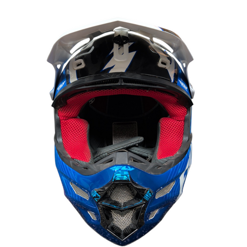Vist Large View of Product Image Which is Used FLY RACING F2 CARBON HELMET Adult Helmet Royal Blue Large