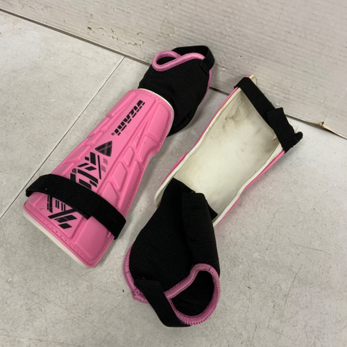Vist Large View of Product Image Which is Used Vizari Soccer Shin Guards Adult Pink Senior