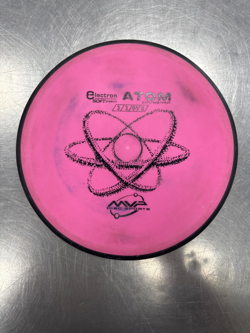 Vist Large View of Product Image Which is Used MVP ELECTRON ATOM Disc Golf Putter Pink