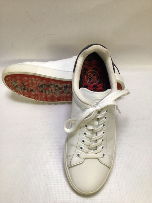 Vist Large View of Product Image Which is Used Mens Golf Shoes White Senior 9.5