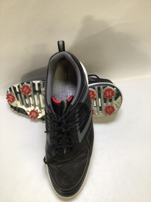 Vist Large View of Product Image Which is Used Foot Joy Mens Golf Shoes Black Senior 12