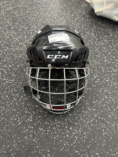 Vist Large View of Product Image Which is Used CCM FL60 Hockey Helmet Only Black MD
