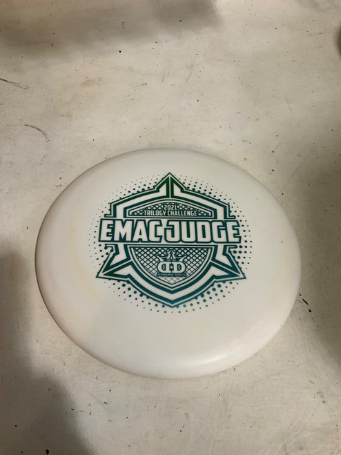 Vist Large View of Product Image Which is Used Dynamic Discs EMAC JUDGE Disc Golf Putter White