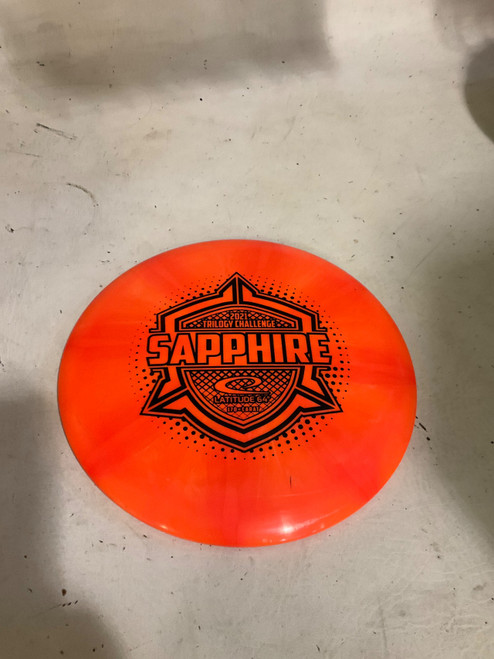 Vist Large View of Product Image Which is Used Latitude 64 SAPPHIRE Disc Golf Driver Orange