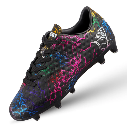 Vist Large View of Product Image Which is New Vizari Zodiac Firm Ground Soccer Cleats Black- Youth Size 3
