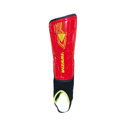 Vist Large View of Product Image Which is New Vizari Malaga Soccer Shin Guards Red- MD