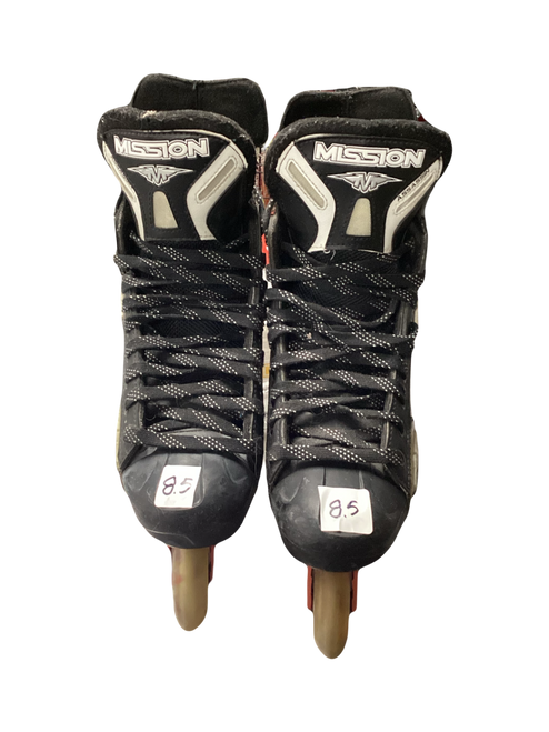 Vist Large View of Product Image Which is Used Mission ASSASSIN Senior Aggressive Skates Black Senior 8.5