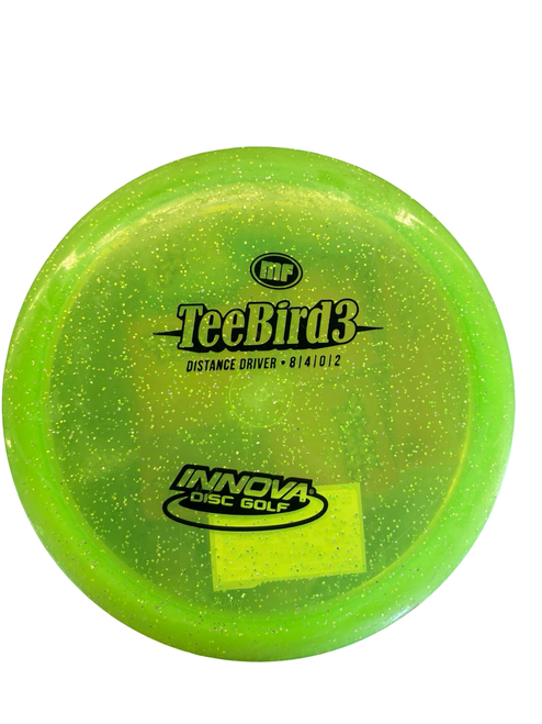 Vist Large View of Product Image Which is Used Innova TEE BIRD 3 Disc Golf Driver Neon Green